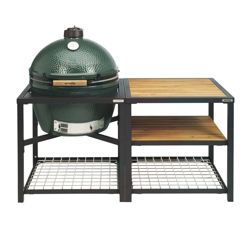 Гриль Big Green Egg з модульним столиком