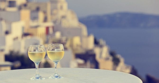 білі вина Греції