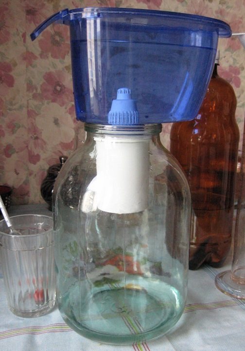 фото очищення горілки фільтром для води