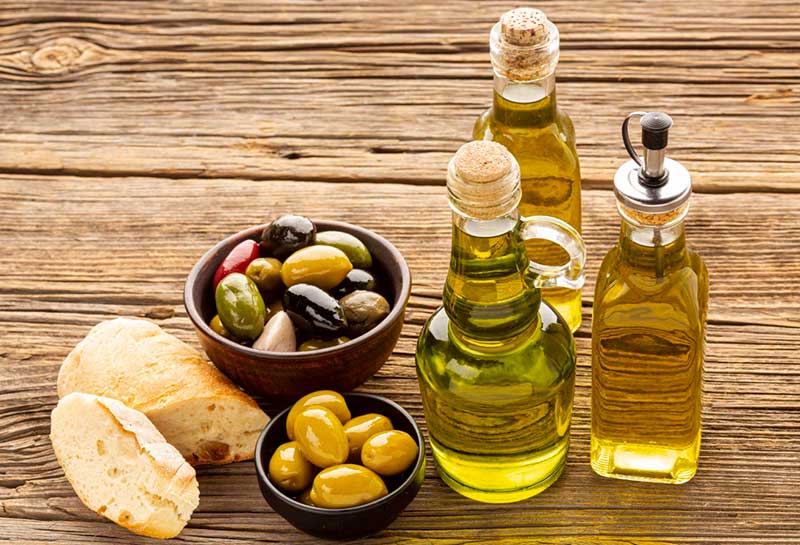 Основные виды оливкового масла