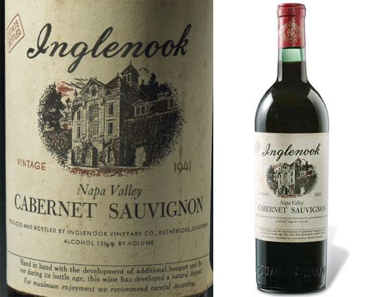 Inglenook Cabernet Sauvignon Napa Valley - входити в список «Найдорожчі вина»
