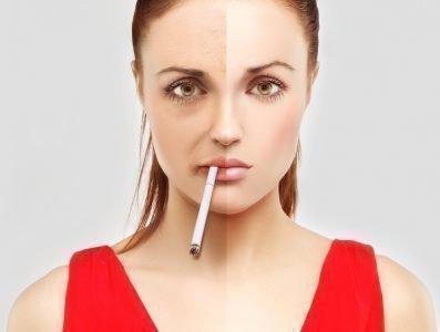 як впливає куріння на шкіру обличчя