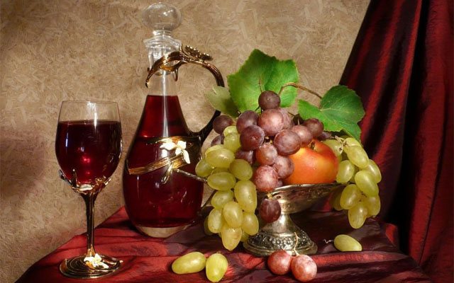 червоне грузинське вино