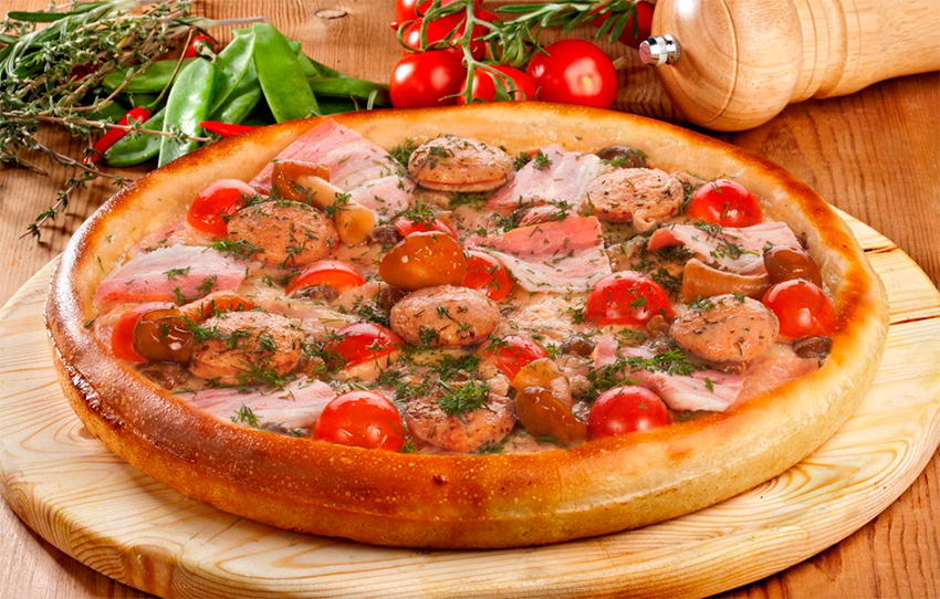 Смачна піцца для любителів італійської кухні