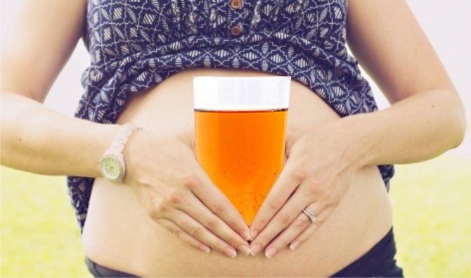Вживання алкоголю на ранніх термінах вагітності
