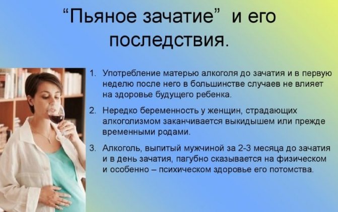 Чи впліває алкоголь на зачаття дитини